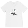 I LOVE YOU V-Neck Tee