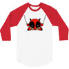 deadpool cartoon 3/4 Sleeve Shirt
