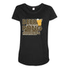beer pong Maternity Scoop Neck T-shirt