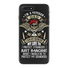 I'm A Veteran Dad T Shirt iPhone 7 Plus Case