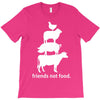 friends not food white T-Shirt