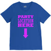 party location here V-Neck Tee