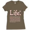 life  available for a limited time only Ladies Fitted T-Shirt