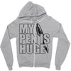 my pen is huge (2) Zipper Hoodie