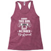 sorry this girl is already taken by a super sexy october boyfriend Racerback Tank