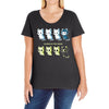 kitten of death Ladies Curvy T-Shirt