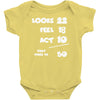 looks feel act 50 Baby Onesie