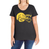 happy halloween (2) Ladies Curvy T-Shirt
