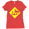 nessie scotland Ladies Fitted T-Shirt