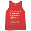 fall helvetica Tank Top