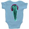 headphones girl Baby Onesie