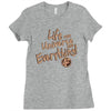 the answer to the question Ladies Fitted T-Shirt