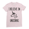 i believe in unicorns Ladies Fitted T-Shirt