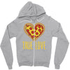 true love heart Zipper Hoodie