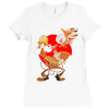 where is mario Ladies Fitted T-Shirt