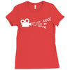 never judge a book by it's movie Ladies Fitted T-Shirt