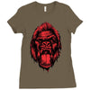 kong gorilla Ladies Fitted T-Shirt