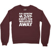 an arrow a day zombie dary Crewneck Sweatshirt