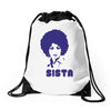 sista Drawstring Bags