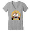 samurai gym Women's V-Neck T-Shirt