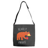 bearly awake Adjustable Strap Totes