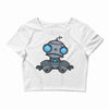 sad robot Crop Top