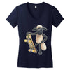 shaun the skater Women's V-Neck T-Shirt