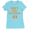 bump's first halloween Ladies Fitted T-Shirt