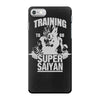 training to go super saiyan iPhone 7 Case