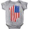 sa distress flag cool american Baby Onesie