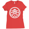 pumpkin tentacles Ladies Fitted T-Shirt
