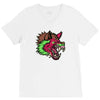 pink punk wolf V-Neck Tee