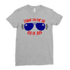 stayin' fly for the 4th of july Ladies Fitted T-Shirt