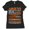 Ariens Difficult Ones To Understand Zodiac Ladies Fitted T-Shirt