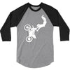 motocross motor bike motorrad cross biker freestyle mx sx baja 3/4 Sleeve Shirt