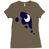 my little pony brony princess luna cutie mark Ladies Fitted T-Shirt