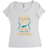 The Best Kind of Dad Raises a Caregiver Yes, She Bought Me This Shirt Women's Triblend Scoop T-shirt