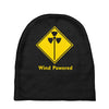 wind powered eco toxic radioactive fart talking rubbish Baby Beanies