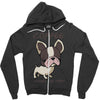 coffee makes me poop Zipper Hoodie