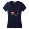 bench pressed Women's V-Neck T-Shirt