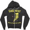 this test was a piece of cake Zipper Hoodie