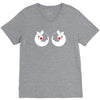 rude christmas pudding V-Neck Tee