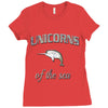narwhal Ladies Fitted T-Shirt