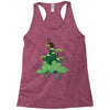 platform in the clouds Racerback Tank