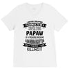 Super Cool Papaw Of A Freaking Awesome Granddaughter V-Neck Tee