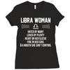 Libra Woman Ladies Fitted T-Shirt