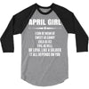 Super April Girl 3/4 Sleeve Shirt