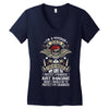 I'm A Veteran Dad T Shirt Women's V-Neck T-Shirt