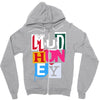 new mudhoney logo Zipper Hoodie