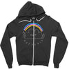 happiness Zipper Hoodie